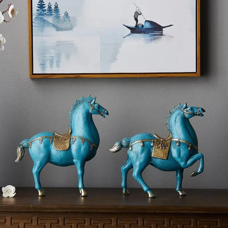 Antique Stallion Horses tag1