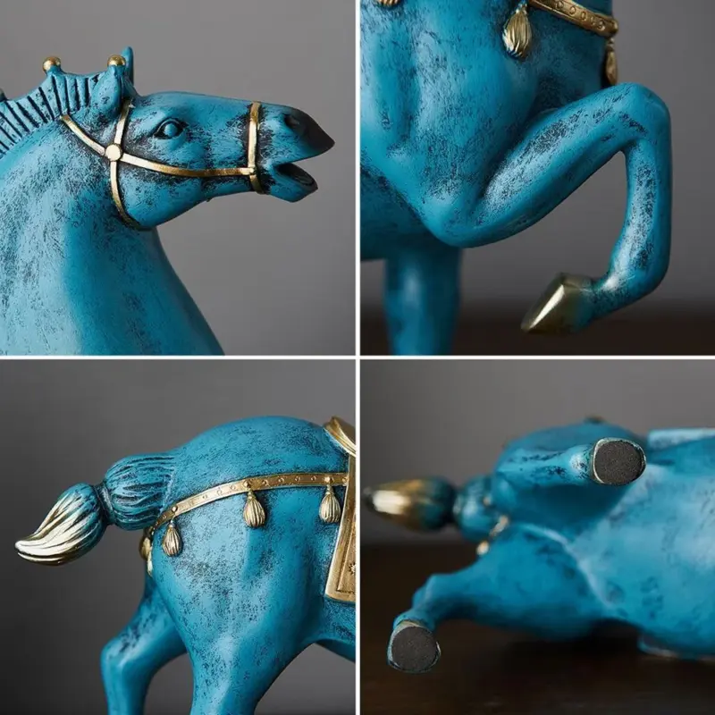 Antique Stallion Horses tag1