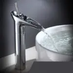 Antique Waterfall Bathroom Sink Faucet tag1