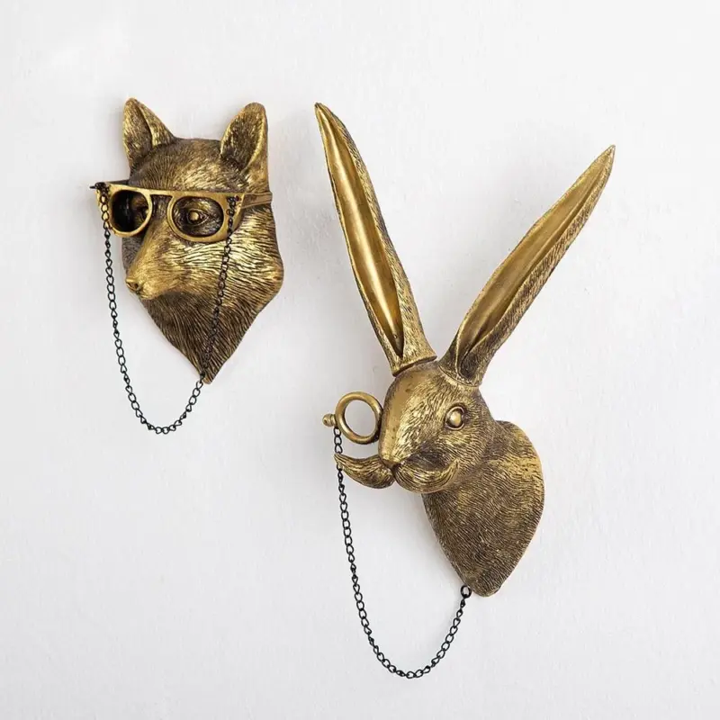 Antique Wildlife Wall Decor tag1