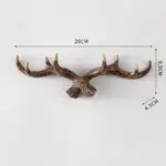 Antler coat rack Rural Attractive coat rack Deer antlers Corridor tag1