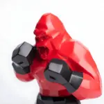 ApePunch Statue Boxing Ghost Gorilla Resin Decoration tag1