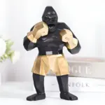 ApePunch Statue Boxing Ghost Gorilla Resin Decoration tag1