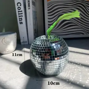 Apple & Banana Disco Ball Fruit Decoration