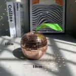 Apple Banana Disco Ball Fruit Decoration tag1