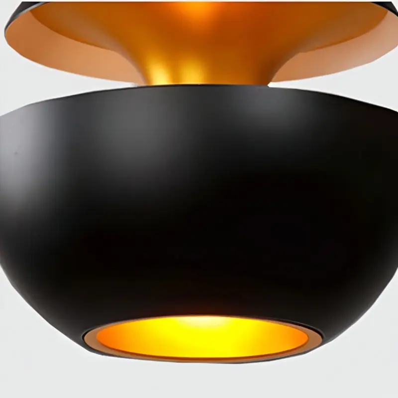 Apple Hanging Lamp Black White Sun Pendant Light Artistic E27 Hanging Light tag1