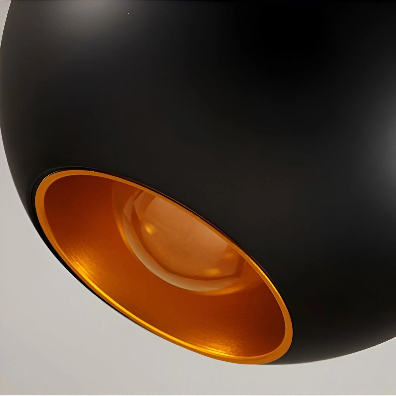 Apple Hanging Lamp - Black White Sun Pendant Light - Artistic E27 Hanging Light -  - #tag1#