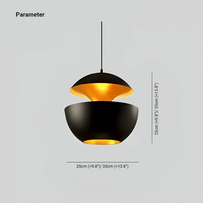Apple Hanging Lamp Black White Sun Pendant Light Artistic E27 Hanging Light tag1