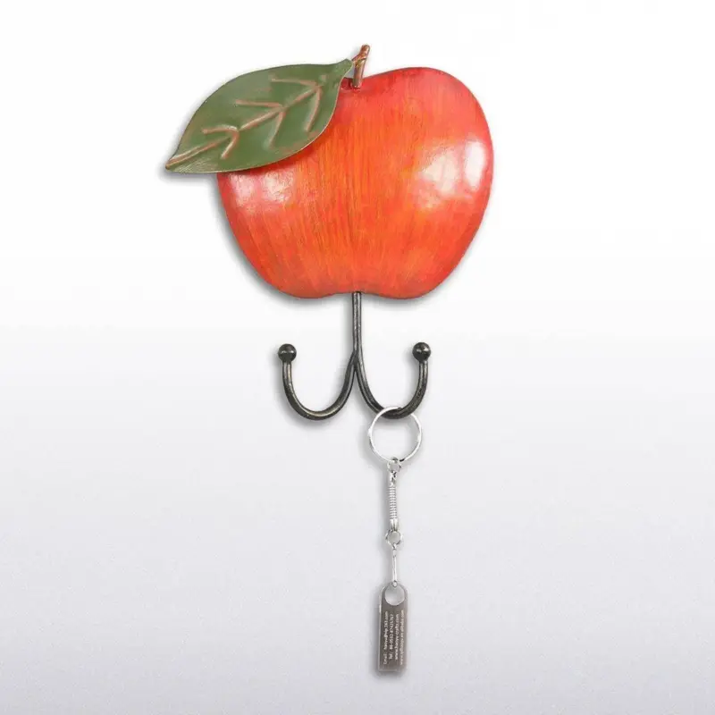 Apple Key Holder Wall Rack Fun and Functional Home Organization