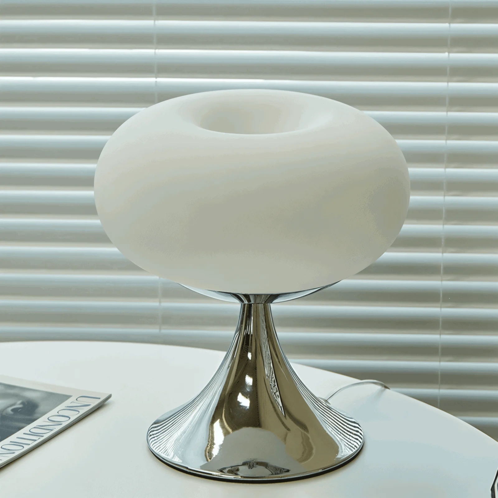 Apple LED Lamp - Curvy Glass Table Lamp -  - #tag1#