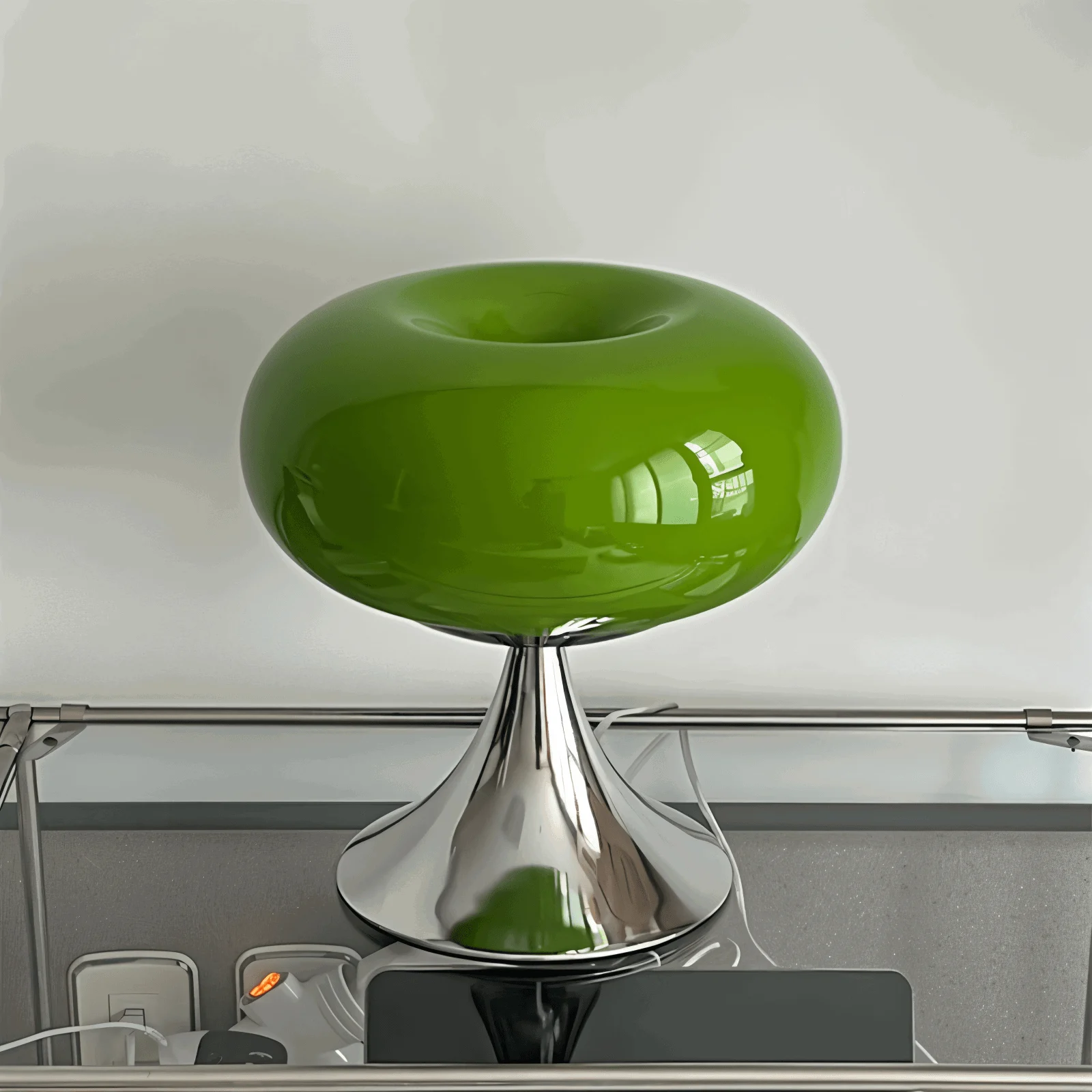 Apple LED Lamp - Curvy Glass Table Lamp -  - #tag1#