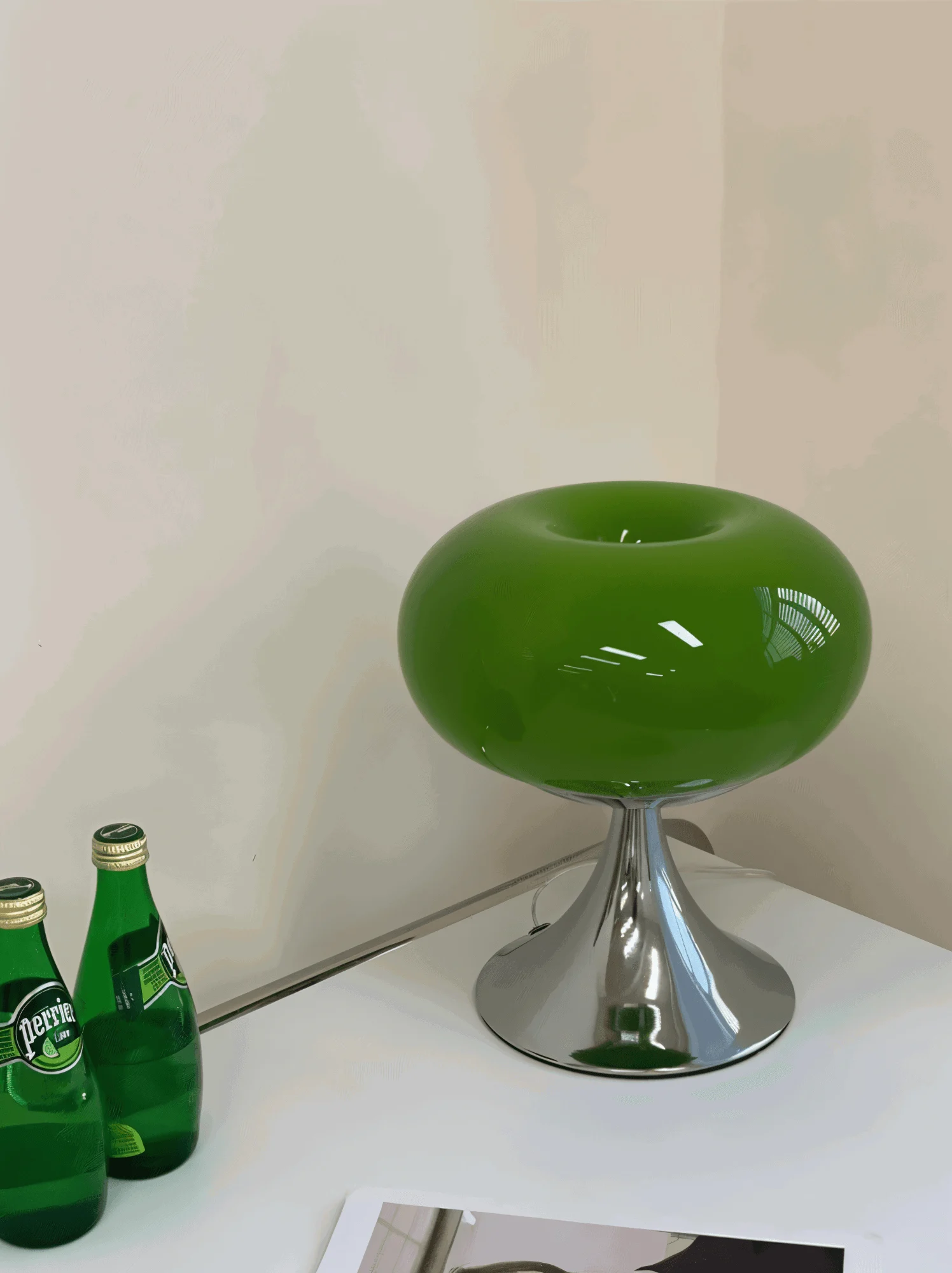 Apple LED Lamp - Curvy Glass Table Lamp -  - #tag1#