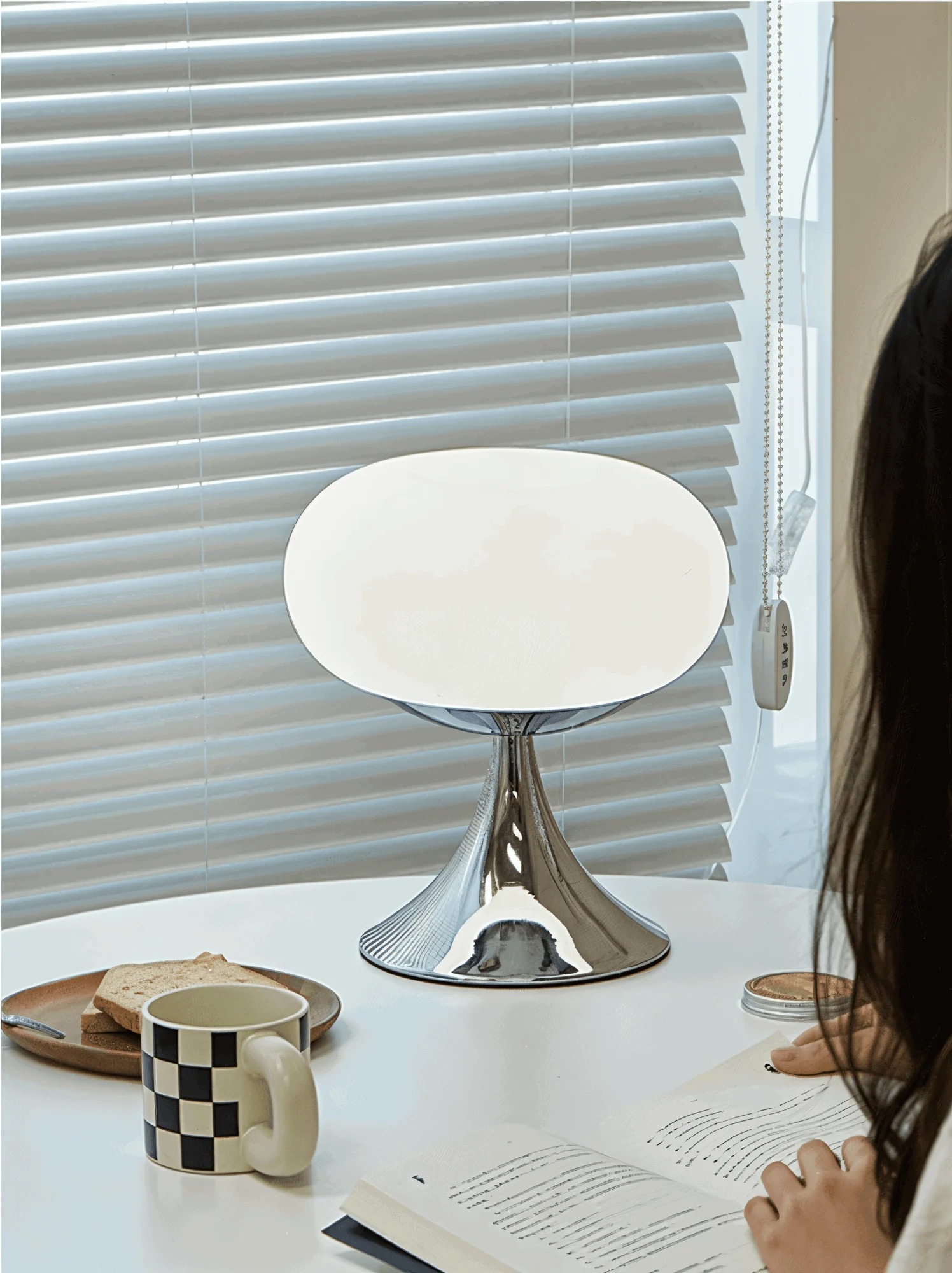 Apple LED Lamp - Curvy Glass Table Lamp -  - #tag1#
