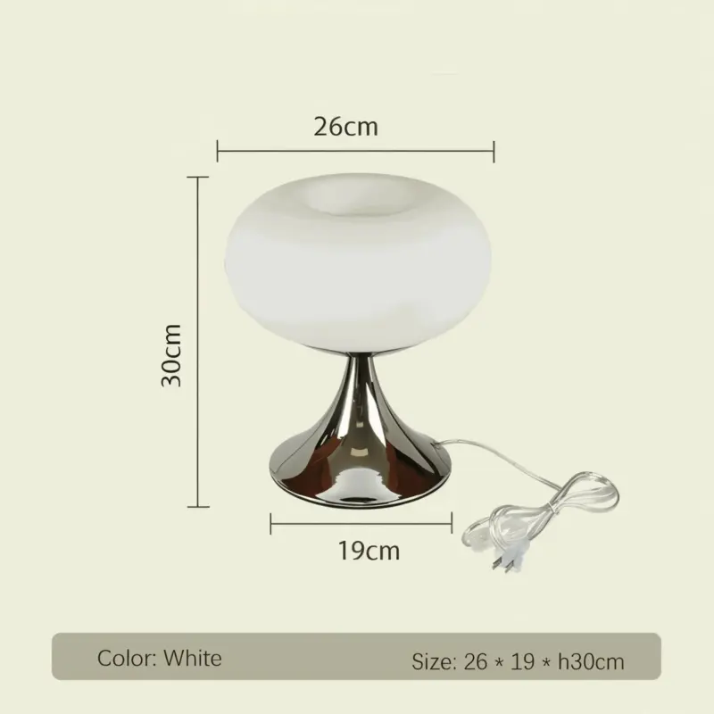 Apple LED Lamp Curvy Glass Table Lamp tag1