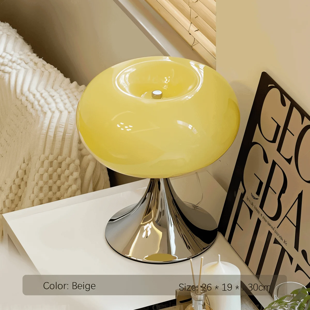 Apple LED Lamp - Curvy Glass Table Lamp -  - #tag1#