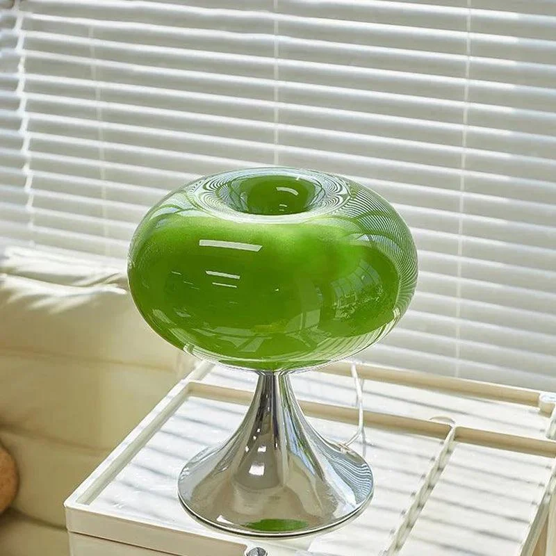 Apple Vintage Glass Table Lamp -