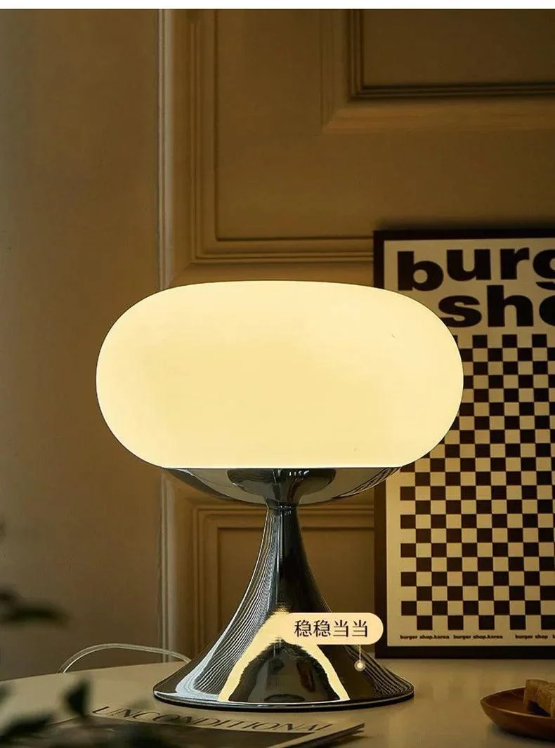 Apple Vintage Glass Table Lamp -