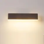 Aqsa Minimalist LED Wall Lamp Black Gold Brown Bedroom Metal tag1