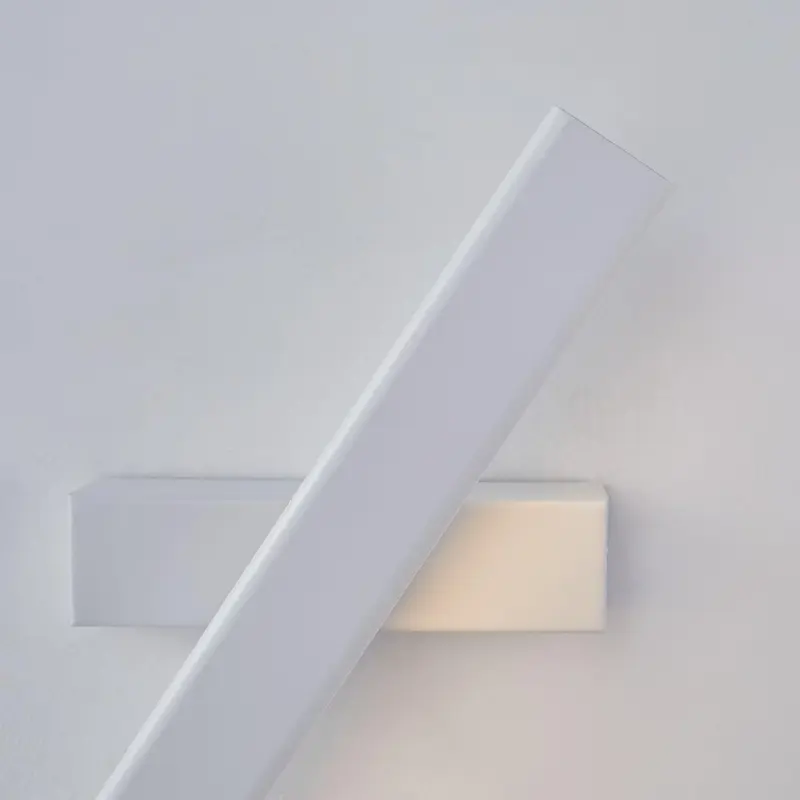 Aqsa Modern LED Wall Lamp Indoor Rotatable Rectangular Metal Wood Living Room tag1