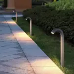 AquaArc Waterproof LED Outdoor Lamp with Elegant Arch Design tag1