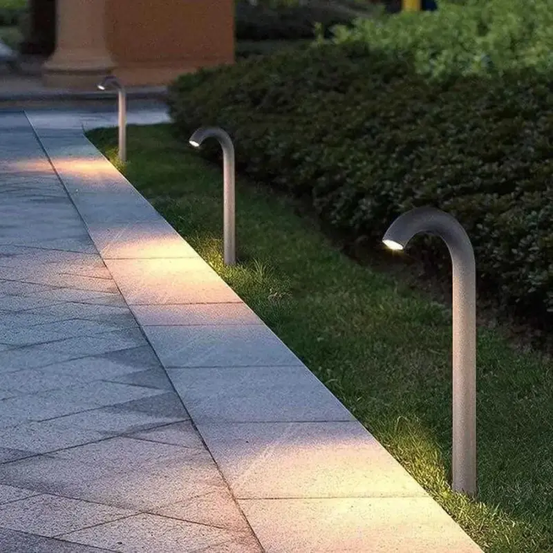 AquaArc Waterproof LED Outdoor Lamp with Elegant Arch Design tag1
