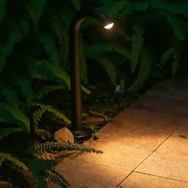 AquaArc Waterproof LED Outdoor Lamp with Elegant Arch Design tag1