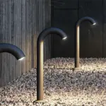 AquaArc Waterproof LED Outdoor Lamp with Elegant Arch Design tag1