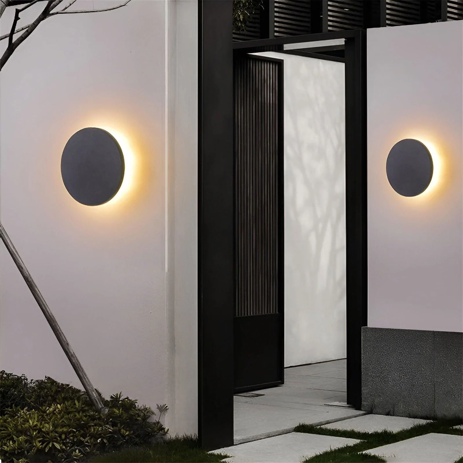 AquaGlow - Elegant waterproof LED wall light made of aluminum -  - #tag1#