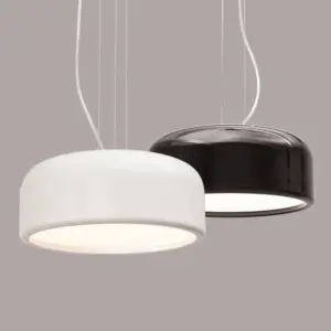 AquaLumen - Drop-shaped pendant lamp with shade