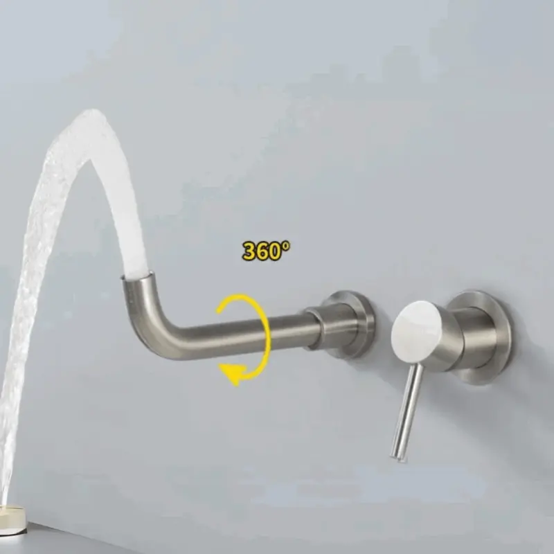 AquaNikkel Tap Modern hot cold water tap tag1