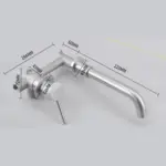 AquaNikkel Tap Modern hot cold water tap tag1