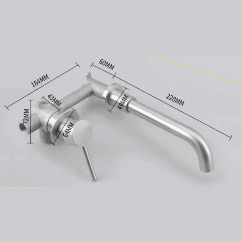 AquaNikkel Tap Modern hot cold water tap tag1