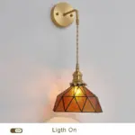 Aquarius Modern wall lamp made of water ripple glass in irregular dome shape tag1