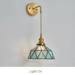 Aquarius Modern wall lamp made of water ripple glass in irregular dome shape tag1