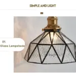 Aquarius Modern wall lamp made of water ripple glass in irregular dome shape tag1