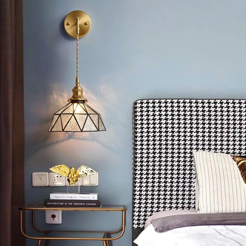 Aquarius - Modern wall lamp made of water ripple glass in irregular dome shape -  - #tag1#
