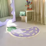 Arc Shaped Non Slip Fruity Bathroom Mats tag1