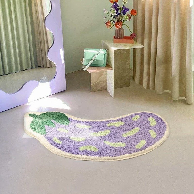 Arc-Shaped Non Slip Fruity Bathroom Mats -  - #tag1#