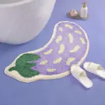 Arc Shaped Non Slip Fruity Bathroom Mats tag1