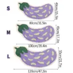 Arc Shaped Non Slip Fruity Bathroom Mats tag1