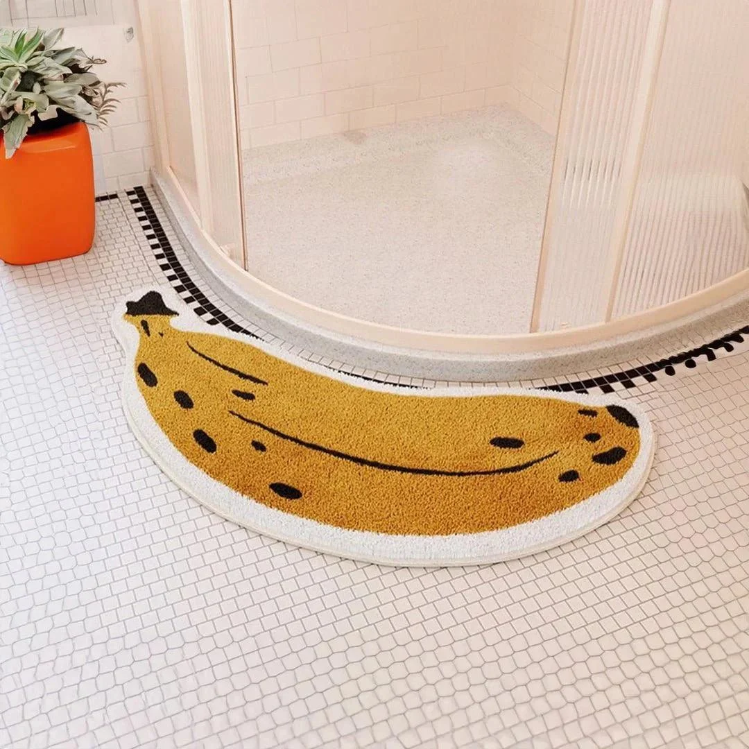 Arc-Shaped Non Slip Fruity Bathroom Mats -  - #tag1#