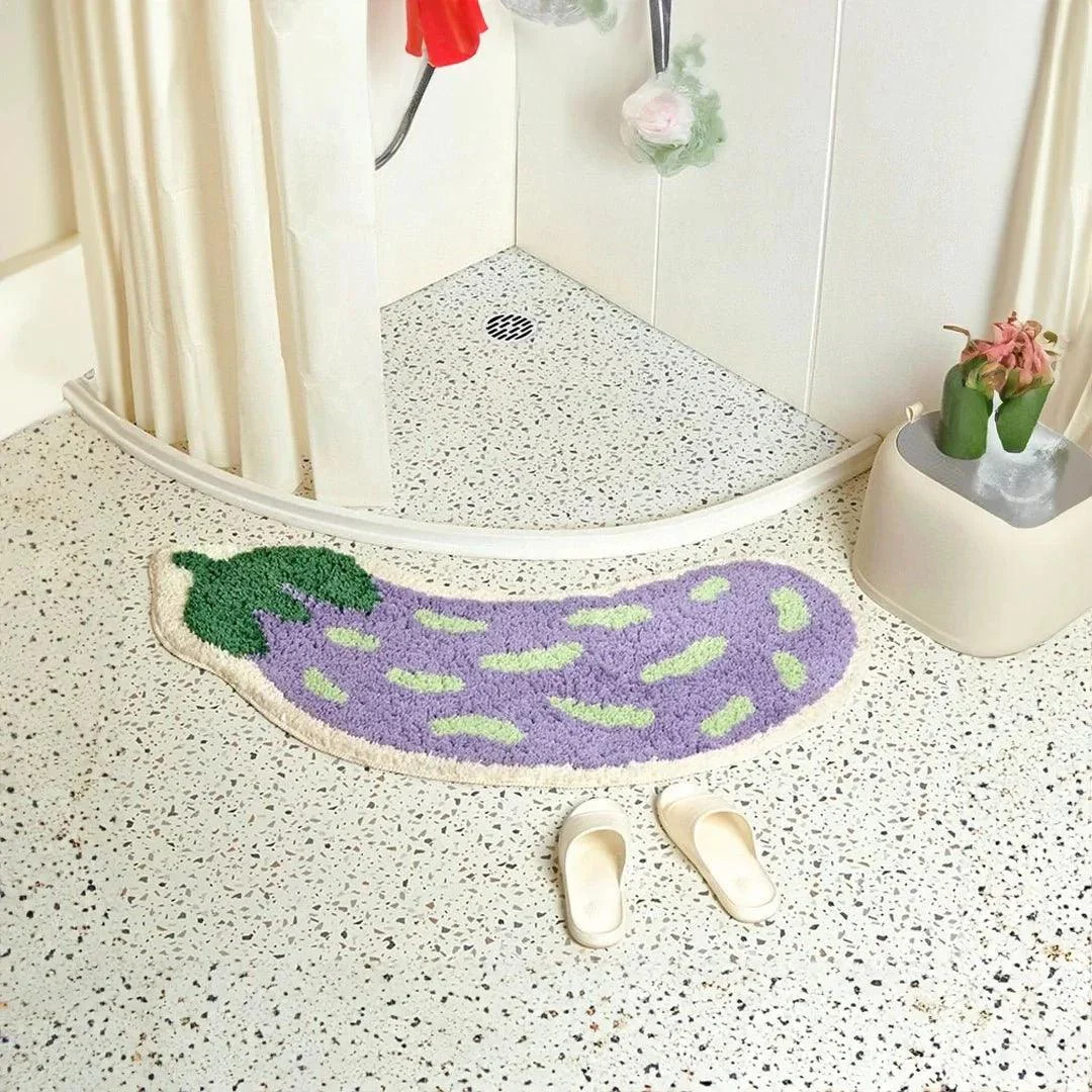 Arc-Shaped Non Slip Fruity Bathroom Mats -  - #tag1#