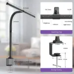 Architect Clamp Desk Lamp with Modern LED Lighting tag1