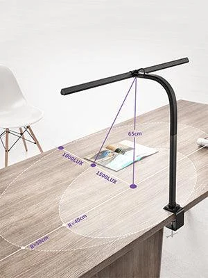 Architect Clamp Desk Lamp with Modern LED Lighting -  - #tag1#