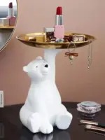 ArcticLodge Polar Bear Key Storage Tray
