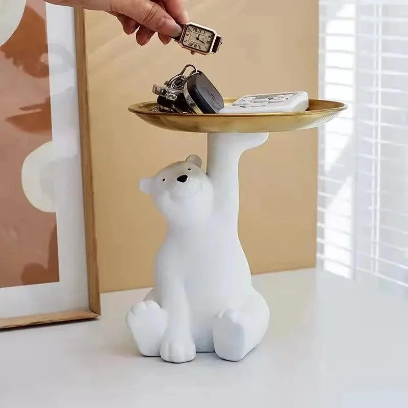 ArcticLodge - Polar Bear Key Storage Tray -