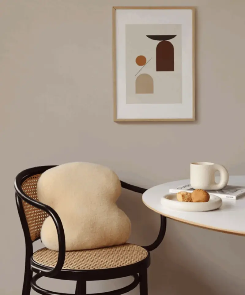 Ares Yellow Cushion Limited Edition Yellow Cushion with Minimalist Design tag1