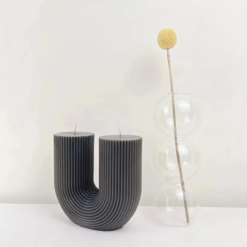 Aromatherapy Scented U Shaped Candle tag1