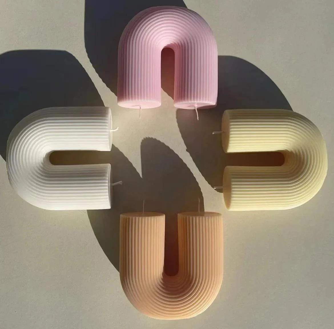 Aromatherapy Scented U-Shaped Candle -  - #tag1#