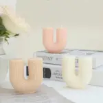 Aromatherapy Scented U Shaped Candle tag1